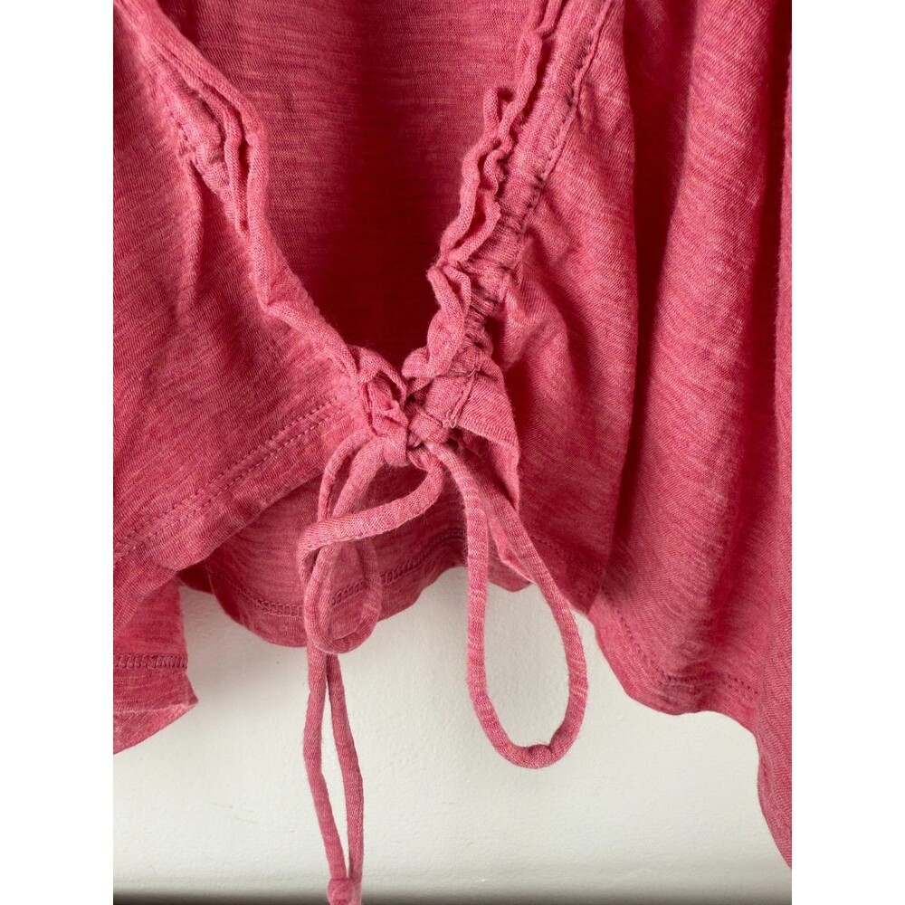 NWT Coldwater Creek Women’s Pink Open Front Cardigan Ruched, Size S, 3/4 Sleeve - Picture 6 of 16